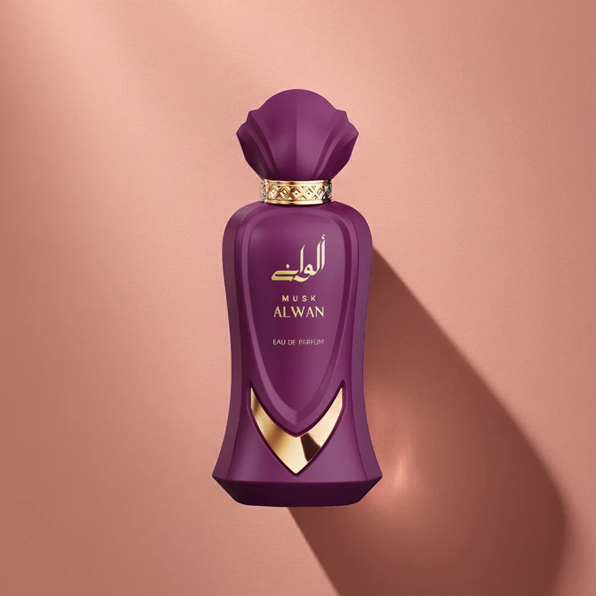 Musk Alwan– Luxurious Musky Floral Perfume with Cocoa, Rose, Almond & Vanilla