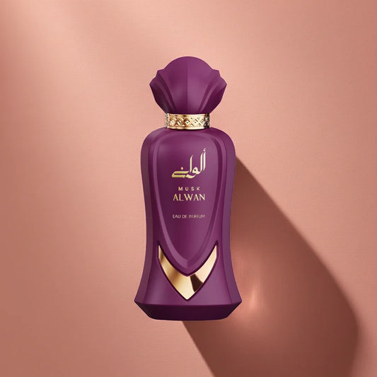Musk Alwan– Luxurious Musky Floral Perfume with Cocoa, Rose, Almond & Vanilla